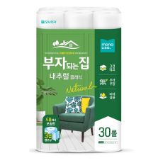 모나리자 부자되는집 내추럴클래식 3겹 데코 20m X 30롤