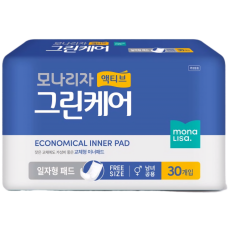 액티브 그린케어 일자형패트 30매 (가성비 좋은 교체용 속기저귀)