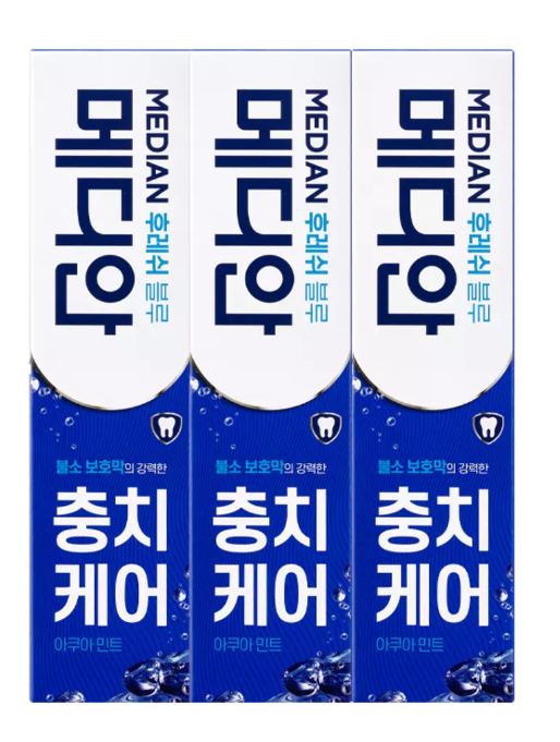 메디안 후레쉬블루치약 120g*3입