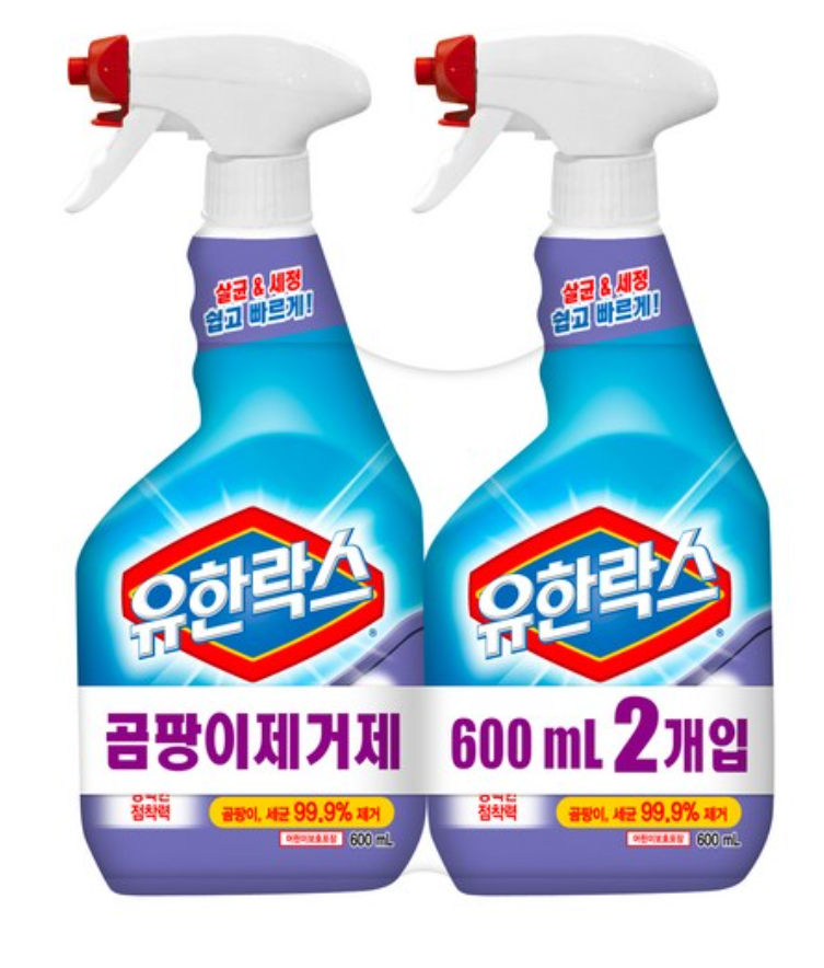 유한 곰팡이제거제 600+600ml