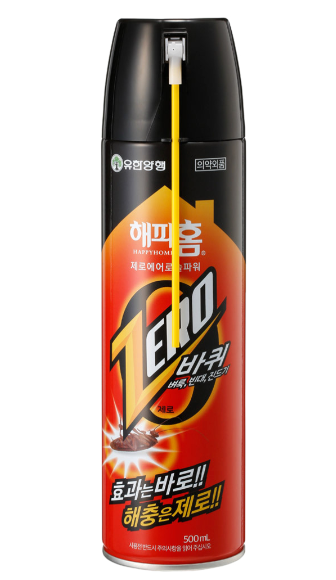 해피홈 제로에어로솔파워(바퀴용) 500ml